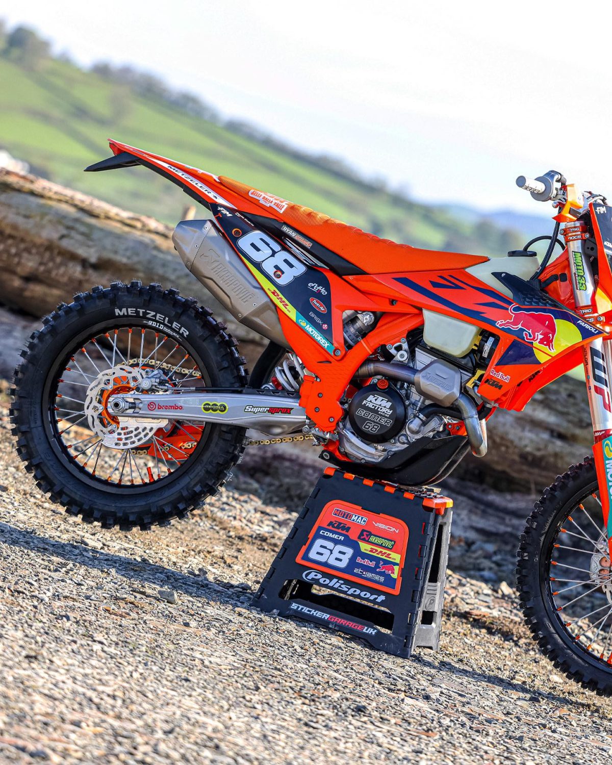 • Up close and personal with this KTM 25...